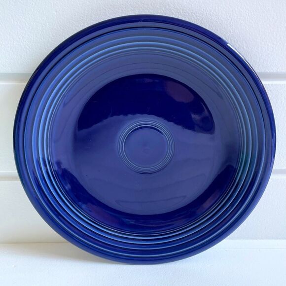 Fiesta Fiestaware Cobalt Blue 12” Chop Plate